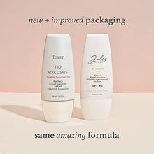 Load image into Gallery viewer, Julep No Excuses Clear Facial Sunscreen Broad-Spectrum SPF 40 + Glow Face Moisturizer With Vitamin E for Over &amp; Under Makeup, 1 Fl Oz
