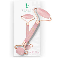 Load image into Gallery viewer, Rose Quartz Facial Roller - Best Face Roller and Skincare Tool for Facial Massage, Quality Pink Stone Face Roller Great for Skin on Face and Neck in Magnetic Gift Box
