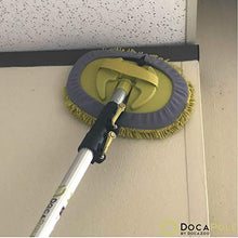 Load image into Gallery viewer, DocaPole Wall Duster | Chenille Microfiber Cleaning Head | for Use by Hand or with an Extension Pole | High Reach Duster for Walls and High Ceilings | Washable Cleaning Cloth (Pole NOT Included)
