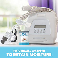 Load image into Gallery viewer, Care Touch CPAP Travel Mask Wipes - 25 Individually Wrapped CPAP Wipes - Unscented - Cleans CPAP, BiPAP, or Other Pap Masks
