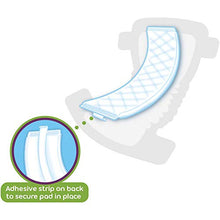 Load image into Gallery viewer, Dimples Booster Pads, Baby Diaper Doubler with Adhesive - 1 Size Fits All Diapers - Boosts Diaper Absorbency - No More leaks 90 Count (with Adhesive for Secure Fit)
