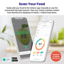 Load image into Gallery viewer, Etekcity Smart Food Nutrition Scale, Digital Grams and Ounces for Weight Loss, Baking, Cooking, Keto and Meal Prep, Large, Stainless Steel
