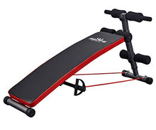 Load image into Gallery viewer, Sit Up Bench Adjustable Workout Foldable Bench Fitness Equipment for Home Gym Ab Exercises New Version
