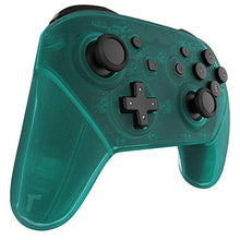 Load image into Gallery viewer, eXtremeRate Emerald Green Faceplate Backplate Handles for Nintendo Switch Pro Controller, DIY Replacement Grip Housing Shell Cover for Nintendo Switch Pro - Controller NOT Included
