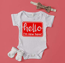 Load image into Gallery viewer, Cricut 2006826 Baby Bodysuit Blank, 3-6 Months Infusible Ink, White
