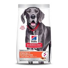 Load image into Gallery viewer, Hill's Science Diet Adult, Large Breed Dog Dry Food Perfect Digestion Chicken 12 lb Bag
