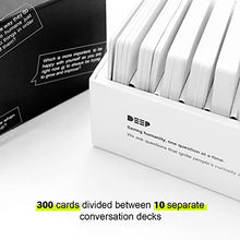 Load image into Gallery viewer, The Deep Game - Conversation Card Game for Friends and Families - 10 Decks, 420 Questions, 300 Cards
