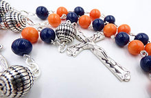 Load image into Gallery viewer, HOUSTON PRO BASEBALL CATHOLIC ROSARY BEADS
