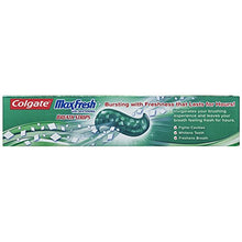 Load image into Gallery viewer, Colgate Max Fresh Whitening Toothpaste with Breath Strips, 6 Oz, Limited Edition, Clean mint, 24 Ounce (Pack of 4)
