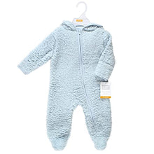 Load image into Gallery viewer, Hudson Baby Unisex Baby Fleece Sleep and Play Lt Blue, 6-9 Months
