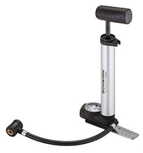 Load image into Gallery viewer, Schwinn Air Sport Pro Foot to Floor Frame Pump with Gauge Fits Schrader and Presta Valve Types, Silver
