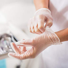 Load image into Gallery viewer, Basic Medical Clear Vinyl Exam Gloves - Latex-Free &amp; Powder-Free - VGPF3002 (Case of 1,000), Medium
