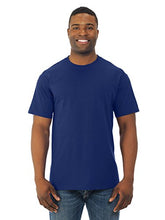 Load image into Gallery viewer, Fruit of the Loom Men's Short Sleeve Crew Tee, Large - Admiral Blue

