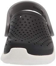 Load image into Gallery viewer, Crocs Kids' LiteRide Clog , Black/White, 7 Toddler
