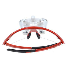 Load image into Gallery viewer, Ocean Aquarius 3.5X 420mm Surgical Binocular Loupes Glasses Lens Magnifier (Red)
