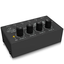 Load image into Gallery viewer, Behringer Microamp HA400 Ultra-Compact 4-Channel Stereo Headphone Amplifier,Silver
