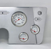Load image into Gallery viewer, Dolphin Gauges 1967 1968 1069 1070 1971 1972 Chevy Truck 6 Gauge Dash Cluster Panel Metric Programmable White
