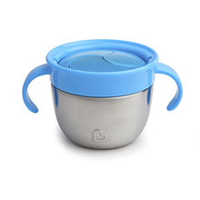 Load image into Gallery viewer, Munchkin Stainless Steel Snack Catcher with Lid, 9 Ounce, Blue
