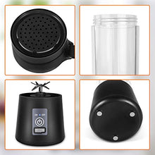Load image into Gallery viewer, Dr.me Portable Blender, Personal Mixer Fruit Rechargeable with USB, Mini Blender for Smoothie, Fruit Juice, 380ml, Six 3D Blades for Great Mixing
