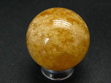 Load image into Gallery viewer, Large Agni Golden Yellow Danburite Sphere Ball from Tanzania - 1.1" - 32.5 Grams

