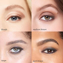 Load image into Gallery viewer, Julep Brow 101 - 2-in-1 Eyebrow Pencil and Tinted Brow Gel - Taupe - Waterproof - Thickening Silk Fibers - All Day Hold - Fill Define and Shape Brows
