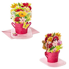 Load image into Gallery viewer, Hallmark Paper Wonder Mothers Day Pop Up Card (Flower Bouquet, You Deserve This Day)
