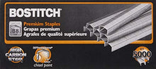 Load image into Gallery viewer, Bostitch B8 Staples, Chisel Point, Use In B8C Line, 1/2 x 1/4 Inches (BOSSTCR211514)
