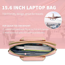 Load image into Gallery viewer, YTONET Laptop Case Laptop Bag 15-15.6 Inch Bundle, TSA Laptop Sleeve Grey &amp; Expandable Laptop Briefcase Pink with Shoulder Strap, Portable Notebook Computer Carrying Bag Gift for Work School Travel
