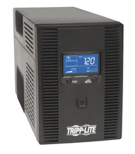 Load image into Gallery viewer, Tripp Lite OMNI1500LCDT 1500VA UPS Battery Back Up AVR LCD Display 10 Outlets 120V 810W Tel &amp; Coax Protection USB, 3 Year Warranty &amp; $250,000 Insurance, Black
