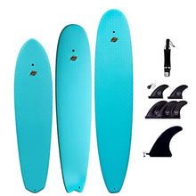 Load image into Gallery viewer, South Bay Board Co. - 7'7/8'4/9'6 Hybrid Surfboards - Wax-Free Soft-Top Surfboard with Hard Epoxy Bottom Decks - Patented Heat Damage Prevention System - Future Fins &amp; Leash Included
