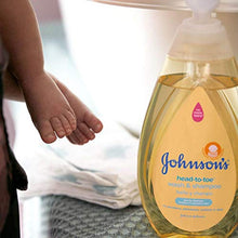 Load image into Gallery viewer, Johnson's Head-to-Toe Gentle Tear-Free Baby &amp; Newborn Wash &amp; Shampoo, Sulfate-, Paraben- Phthalate- &amp; Dye-Free, Hypoallergenic Wash for Sensitive Skin &amp; Hair, 3 x 16.9 fl. Oz (Amazon Exclusive)
