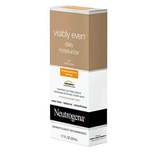Load image into Gallery viewer, Neutrogena Visibly Even Daily Facial Moisturizer With Broad Spectrum SPF 30 Sunscreen, Face Lotion with Soy for Skin Discoloration, Dark Spots &amp; Even Skin Tone, Hypoallergenic, 1.7 fl. Oz
