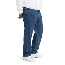 Load image into Gallery viewer, Levi's Men's Big &amp; Tall 505 Regular Fit Jeans, Dark Stonewash, 44W x 30L
