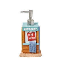 Load image into Gallery viewer, SKL Home by Saturday Knight Ltd. Paradise Beach Soap Dispenser, 7.5" x 3" x 3.75", Multicolored
