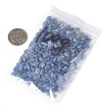Load image into Gallery viewer, JUST IN STONES 100 Grams Small Kyanite Tumbled Chips Polished Crushed Stone Crystal Healing Embellishments
