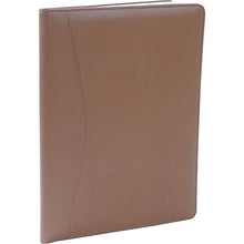 Load image into Gallery viewer, Royce Leather Writing Portfolio Padfolio, Presentation Folder, Business Case with Inserted Note Pad and Folder for Documents (Tan)
