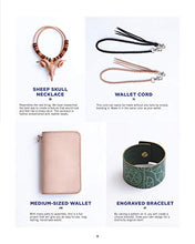 Load image into Gallery viewer, Leather Crafting Starter Book: Tools, Techniques, and 16 Step-by-Step Projects for Beginners (Fox Chapel Publishing) Learn the Basics and Start Making Wallets, Cases, Covers, Bags, Moccasins, &amp; More
