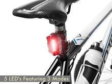 Load image into Gallery viewer, TeamObsidian Bike Light Set - Super Bright LED Lights for Your Bicycle - Easy to Mount Headlight and Taillight with Quick Release System - Best Front and Rear Cycle Lighting - Fits All Bikes
