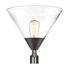 Load image into Gallery viewer, Warwick Industrial Torchiere Lamp Tree Tiger Bronze Seedy Glass Dimmable Antique LED Edison Bulbs for Living Room Reading - Franklin Iron Works
