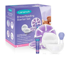 Load image into Gallery viewer, Lansinoh Breastfeeding Starter Set for Nursing Moms
