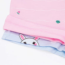Load image into Gallery viewer, BOOPH Girls Underwear Panties Cotton Kids Boyshort 5-7 Years 6 Pack Rabbit
