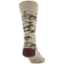 Load image into Gallery viewer, Gold Toe Men's Lodge Sustainable Crew Socks, 2 Pairs, Taupe Marl, Charcoal, Shoe Size: 6-12.5
