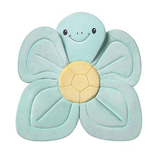 Load image into Gallery viewer, DR.TALBOT'S Nuby Turtle Baby Bath Cushion for Bathtub or Sink, Soft and Easy to Dry Fabric, 0-6 Months, Turquoise
