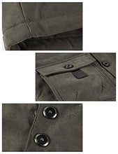 Load image into Gallery viewer, Tanming Men's Thicken Warm Winter Coat Mountain Ski Snowboard Jacket Hooded Parkas (X-Small, Army Green)
