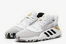Load image into Gallery viewer, adidas Pro Bounce 2019 Low White/Black/Gold Basketball Shoes 10
