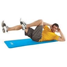 Load image into Gallery viewer, SPRI Exercise Mat for Fitness, Yoga, Pilates, Stretching &amp; Floor Exercises, Blue, 48" L x 20" W x 1/2-Inch Thick
