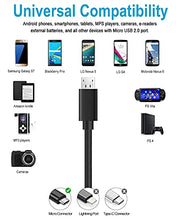 Load image into Gallery viewer, Micro USB Cable,15Ft Extra Long PS4 Controller Charger Cable, DEEGO Durable Android Charging Cord for Samsung Galaxy S7 Edge S6,Note 5,Note 4,Moto G5,Android Phone,Kindle Fire,Black
