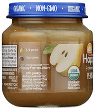 Load image into Gallery viewer, Happy Baby, Baby Food Jar Stage 2 Pears Prunes Organic, 4 Ounce
