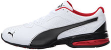 Load image into Gallery viewer, PUMA Men's Tazon 6 FM Puma White/ Puma Black/ Puma Silver Running Shoe - 9 D(M) US
