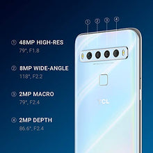 Load image into Gallery viewer, TCL 10L, Unlocked Android Smartphone, 256GB+6GB RAM, with 6.53" FHD + LCD Display, 48MP Quad Rear Camera System, 4000mAh Battery, Arctic White
